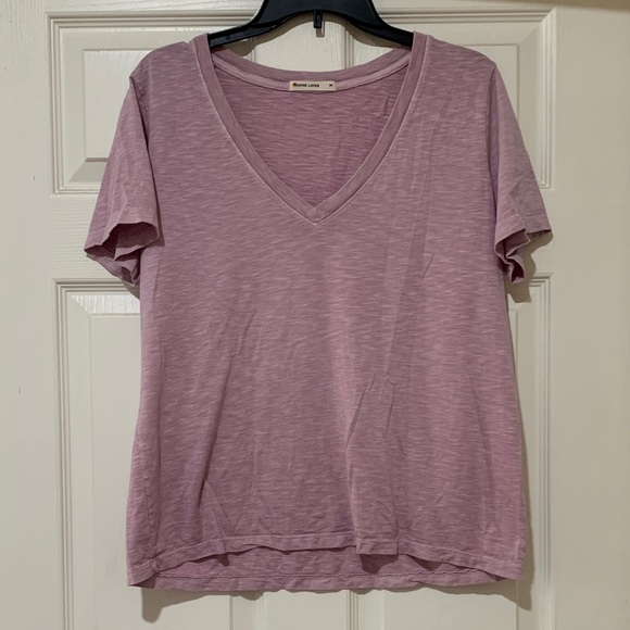 Madewell Tops - Madewell Short Sleeve V-Neck in Soft Purple
